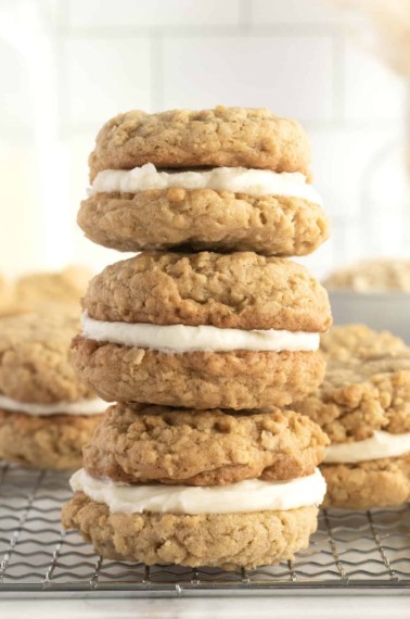 Oatmeal Cream Pies by The BakerMama