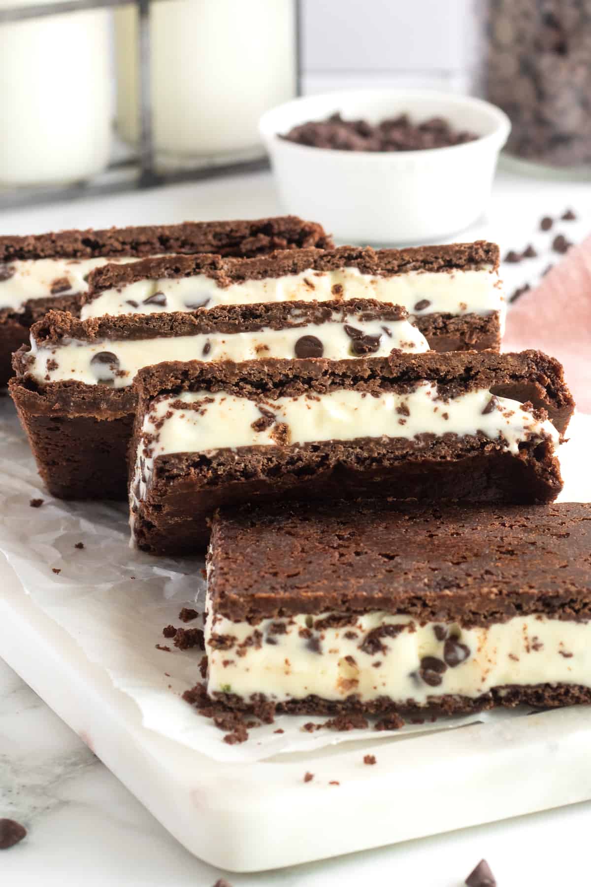 Homemade Ice Cream Sandwiches by The BakerMama