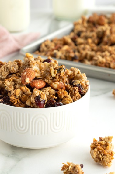 Chunky Homemade Granola by The BakerMama