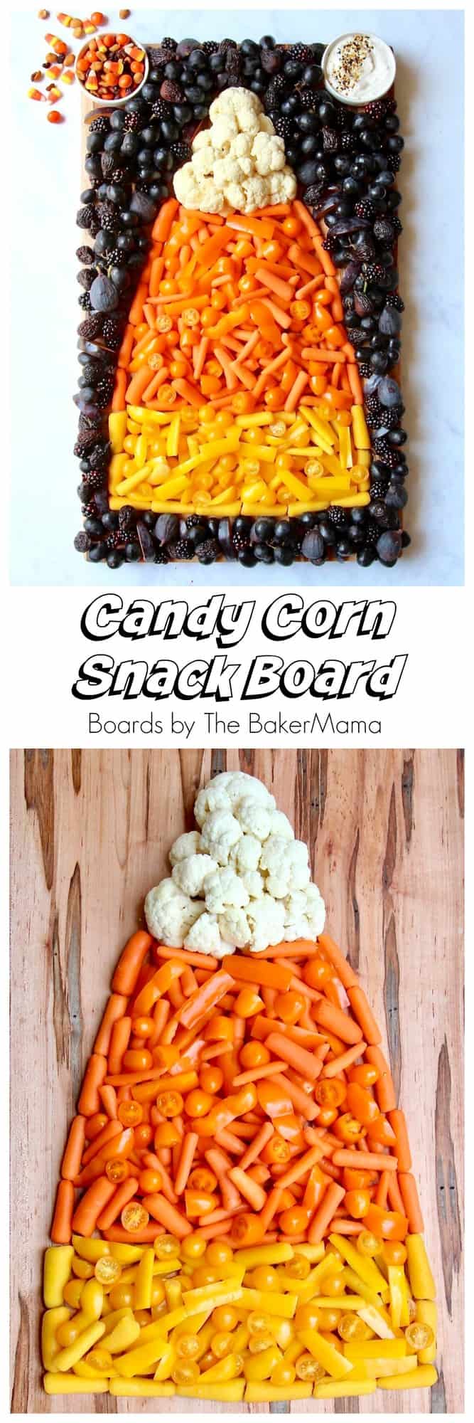 Candy Corn Snack Board