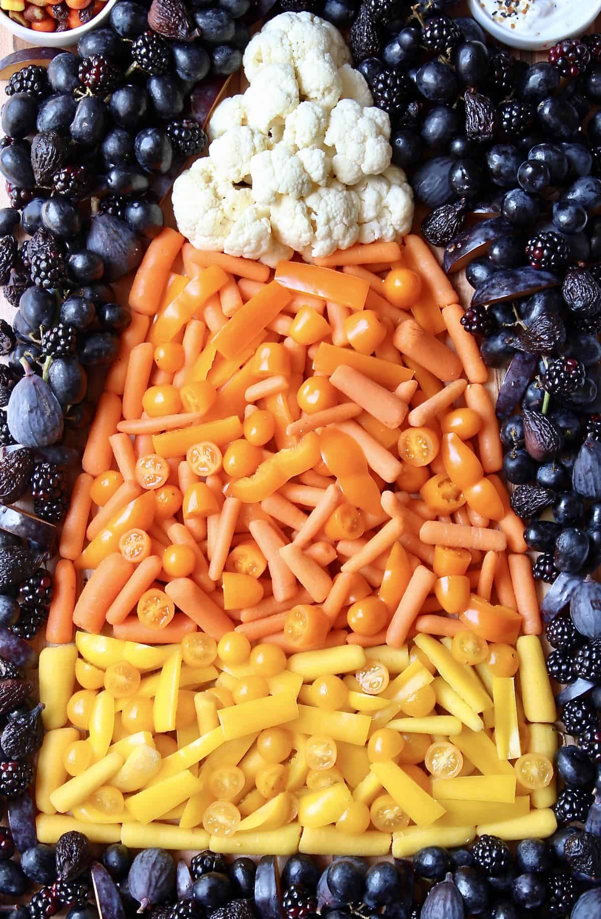 Candy Corn Snack Board
