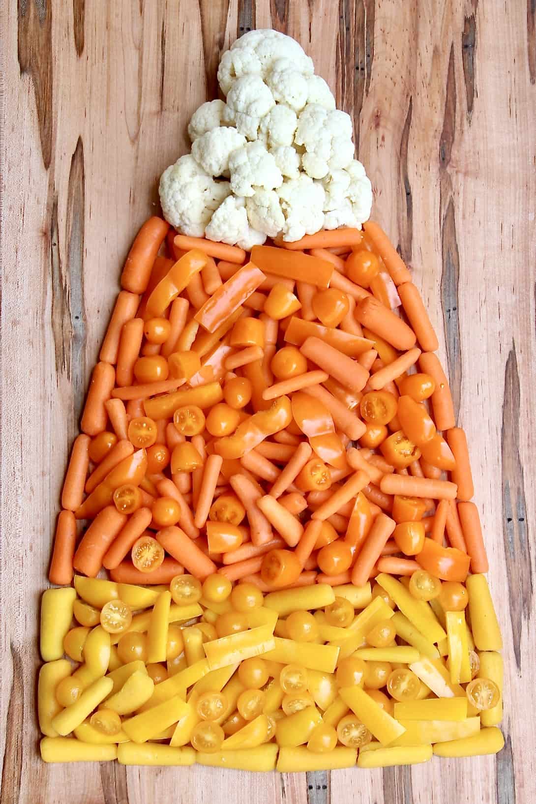 Candy Corn Snack Board