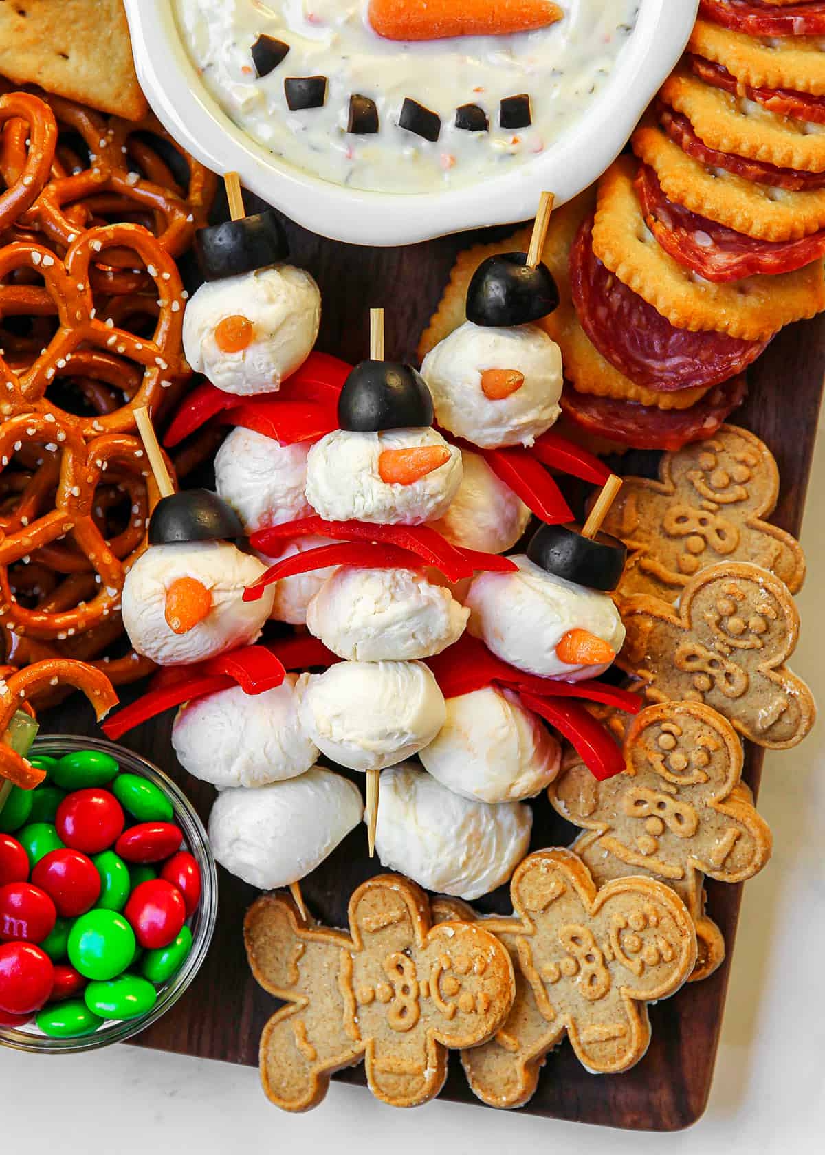 Holly Jolly Kid's Snack Board by The BakerMama