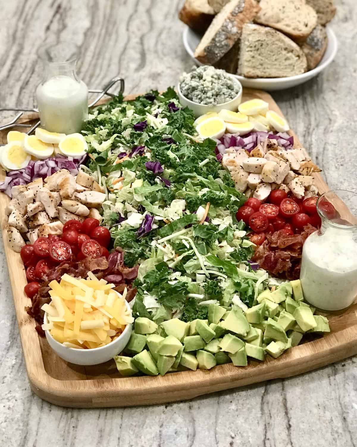 Cobb Salad Board by The BakerMama