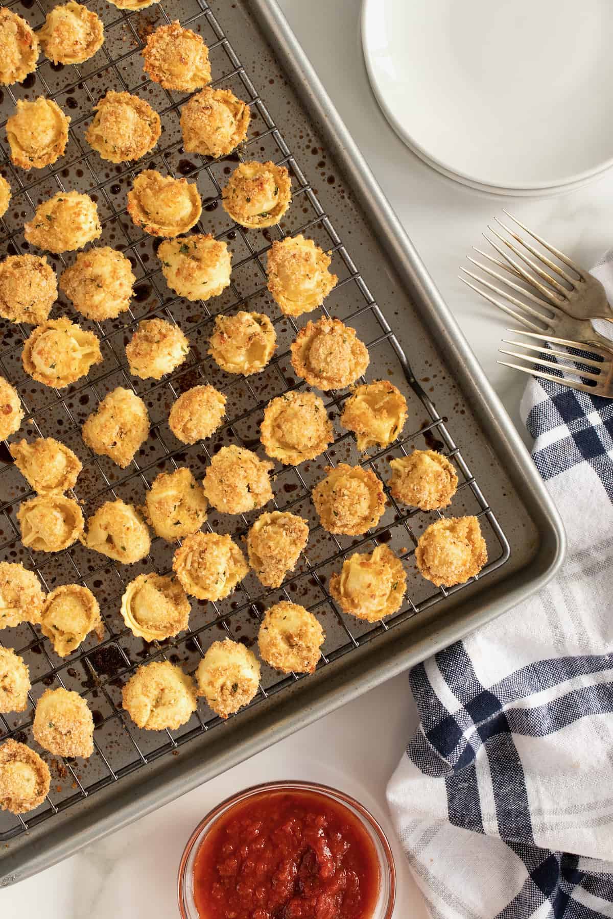 Toasted Tortellini Bites by The BakerMama