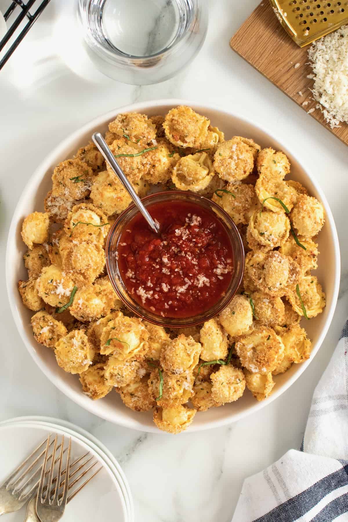 Toasted Tortellini Bites by The BakerMama